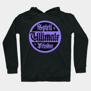 Ultimate Frisbee Purple Spirit Hoodie